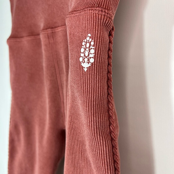 Free People Movement Ignite Ribbed High Waist Leggings with Side Braid Detail - Picture 6 of 8